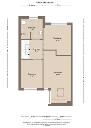 Floorplan - Brouwerskamp 19, 4175 EB Haaften